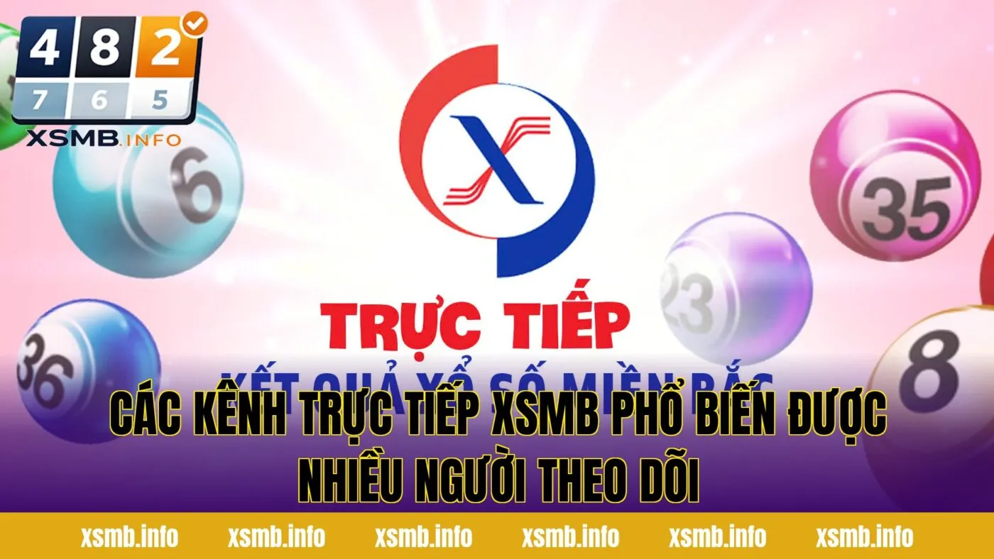 Các kênh trực tiếp xsmb phổ biến được nhiều người theo dõi