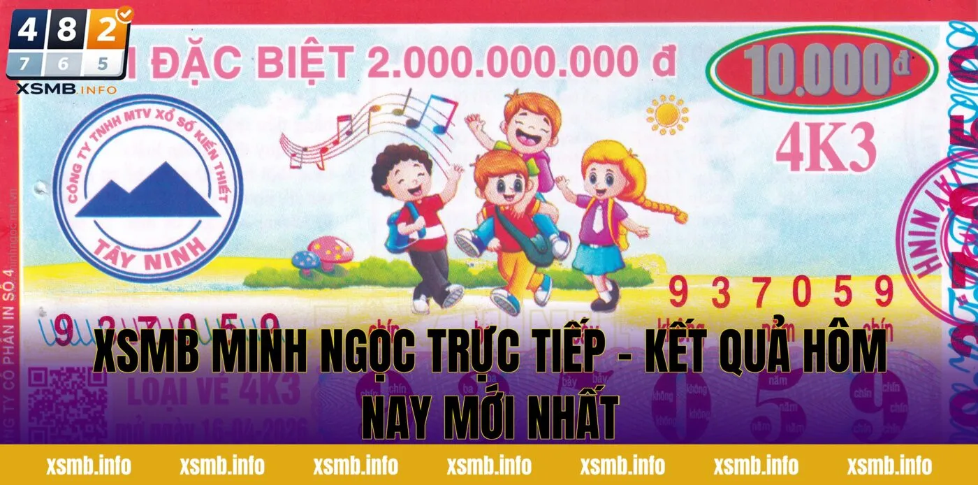 XSMB Minh Ngọc Trực Tiếp - Kết Quả Hôm Nay Mới Nhất