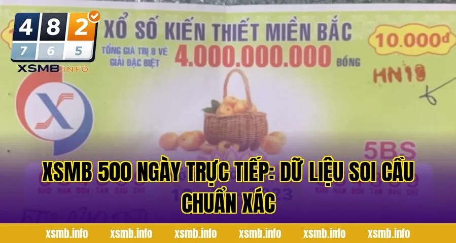 XSMB 500 Ngày Trực Tiếp: Dữ Liệu Soi Cầu Chuẩn Xác