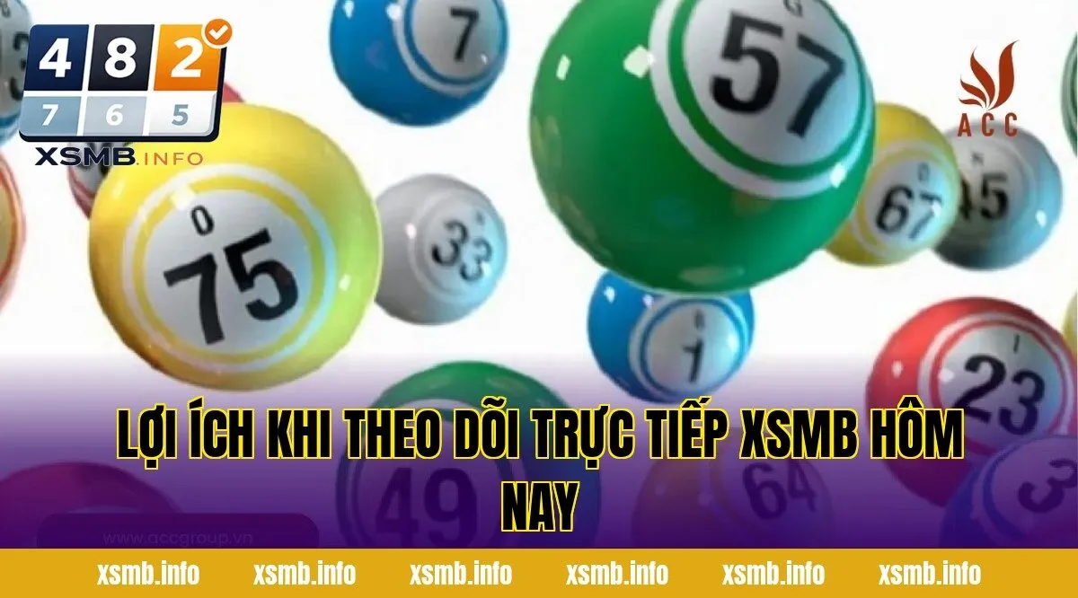 Lợi ích khi theo dõi trực tiếp XSMB hôm nay