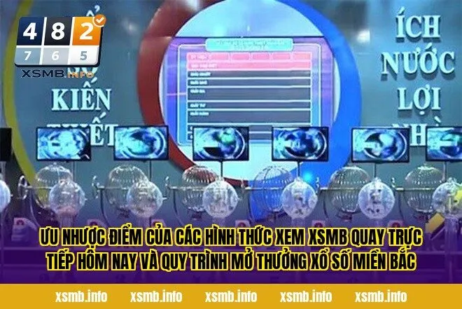 Ưu nhược điểm của các hình thức xem XSMB quay trực tiếp hôm nay và quy trình mở thưởng xổ số miền Bắc