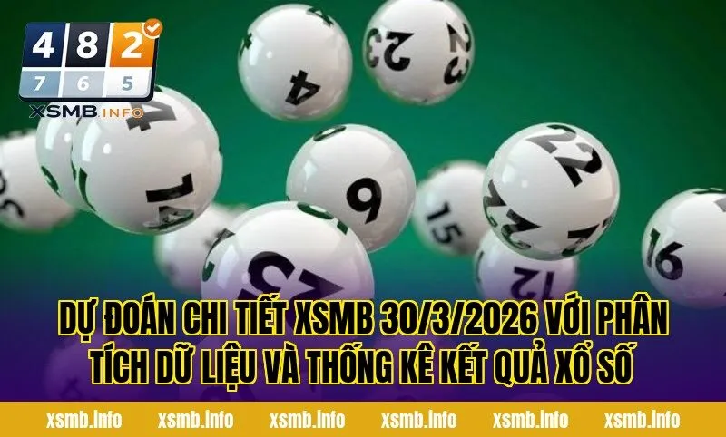 Dự đoán chi tiết XSMB 30/3/2026 với phân tích dữ liệu và thống kê kết quả xổ số