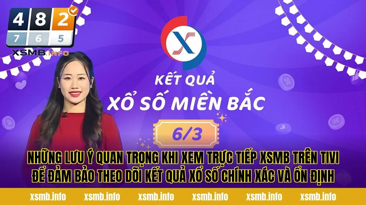 Những lưu ý quan trọng khi xem trực tiếp XSMB trên tivi để đảm bảo theo dõi kết quả xổ số chính xác và ổn định