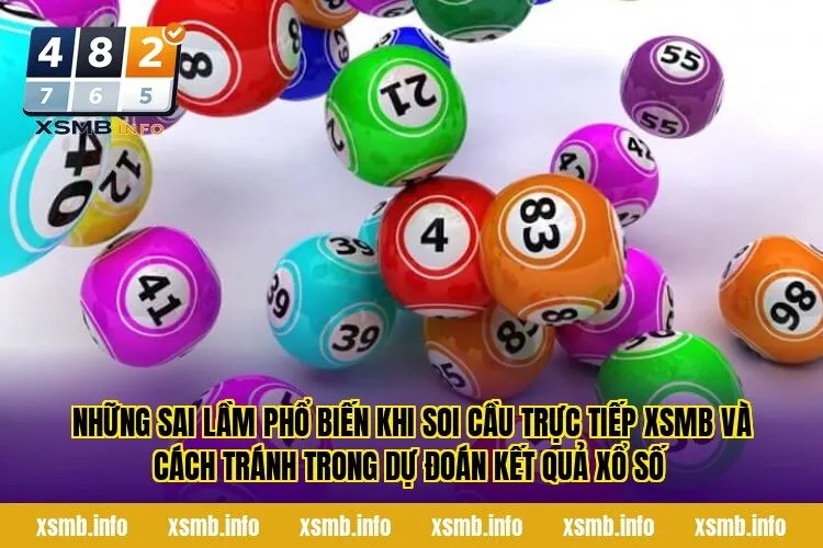 Những sai lầm phổ biến khi soi cầu trực tiếp XSMB và cách tránh trong dự đoán kết quả xổ số