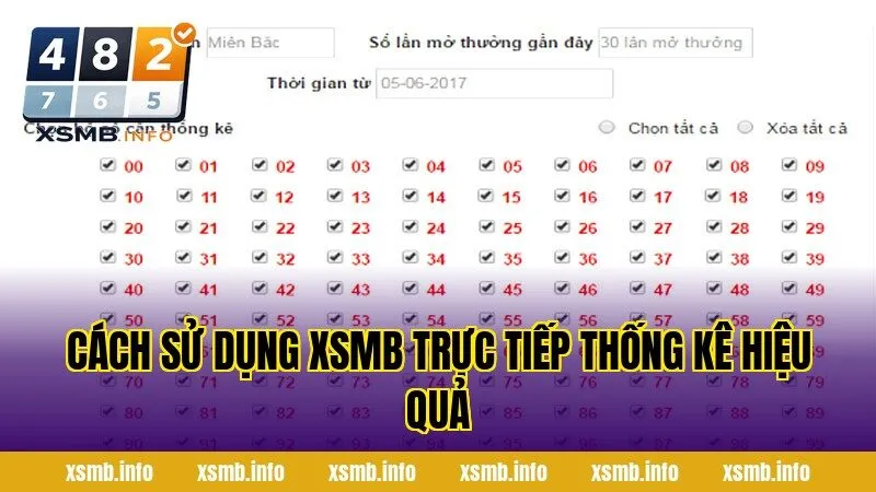 Cách sử dụng XSMB trực tiếp thống kê hiệu quả
