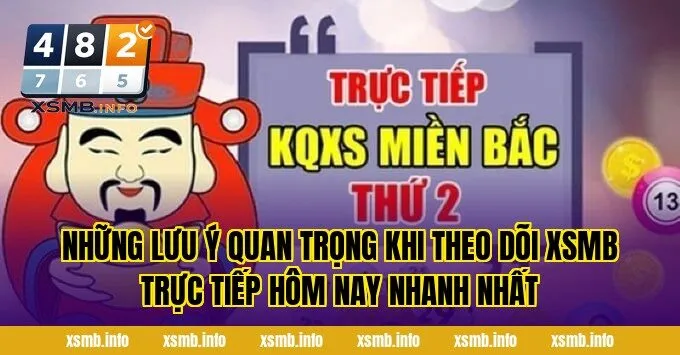 Những lưu ý quan trọng khi theo dõi XSMB trực tiếp hôm nay nhanh nhất