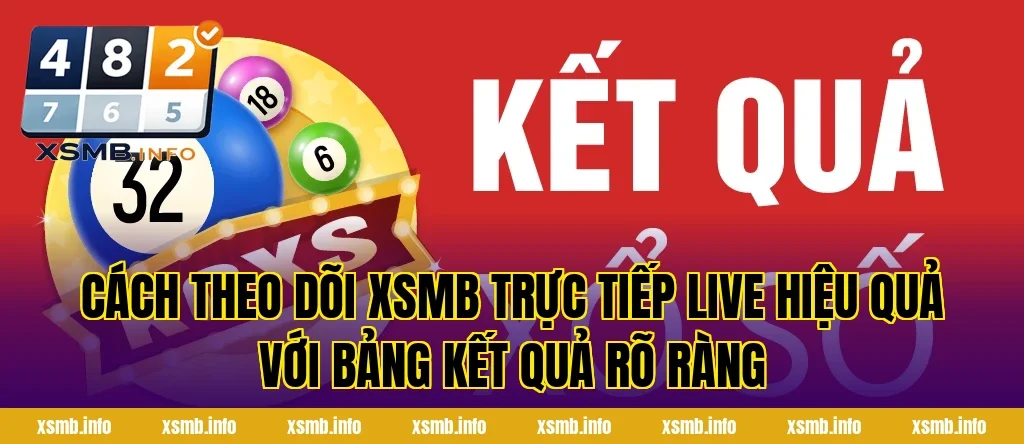 Cách theo dõi XSMB trực tiếp live hiệu quả với bảng kết quả rõ ràng