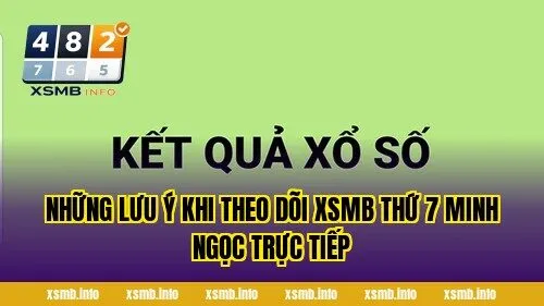 Những Lưu Ý Khi Theo Dõi XSMB Thứ 7 Minh Ngọc Trực Tiếp