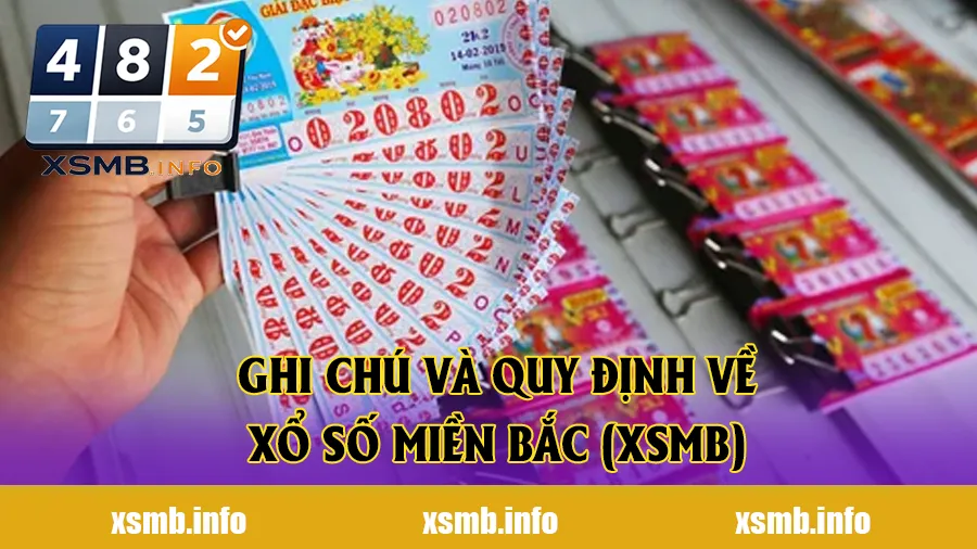 Ghi chú và quy định về xổ số miền Bắc (XSMB)