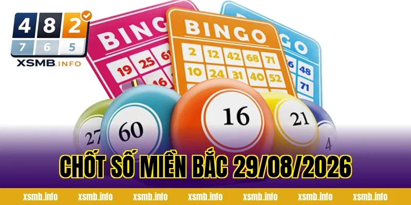 Chốt Số Miền Bắc 29/08/2026