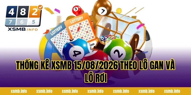 Thống Kê XSMB 15/08/2026 theo lô gan và lô rơi
