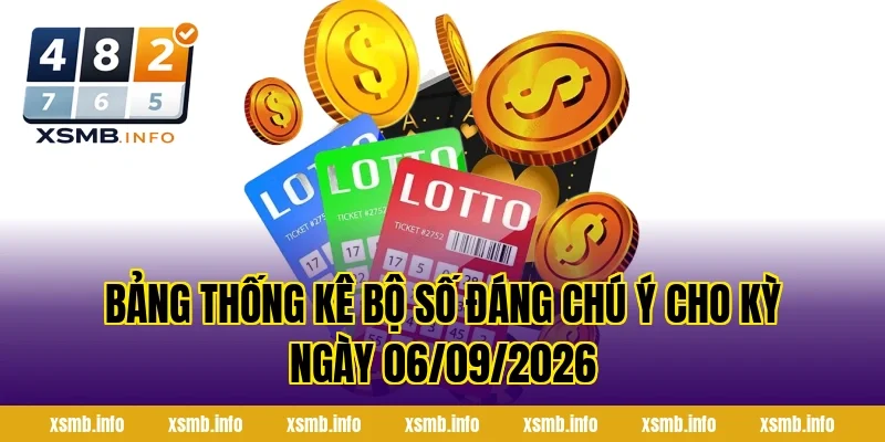 Bảng Thống Kê Bộ Số Đáng Chú Ý Cho Kỳ Ngày 06/09/2026